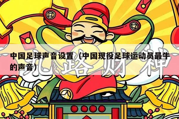 中国足球声音设置（中国现役足球运动员最牛的声音）
