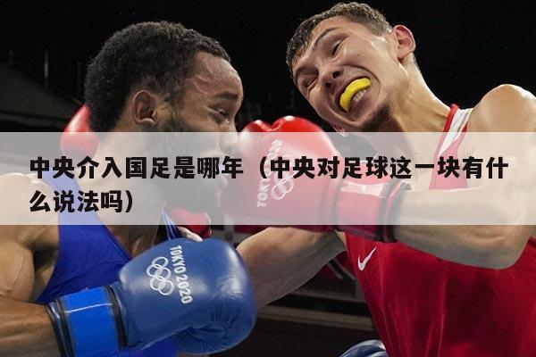 中央介入国足是哪年（中央对足球这一块有什么说法吗）