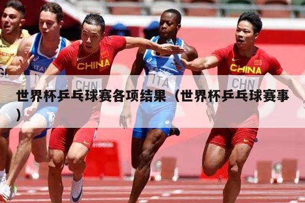 世界杯乒乓球赛各项结果（世界杯乒乓球赛事）