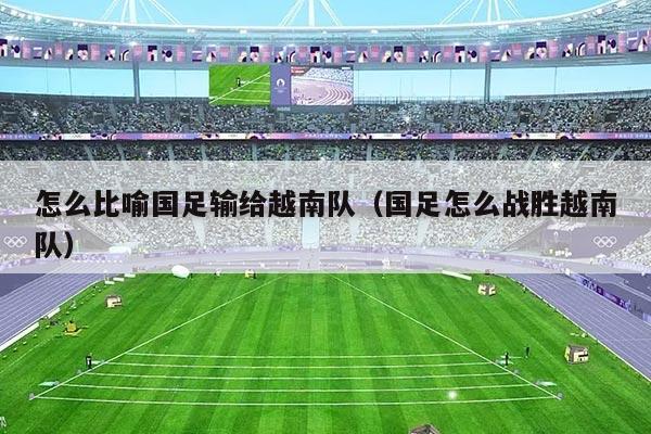 怎么比喻国足输给越南队（国足怎么战胜越南队）