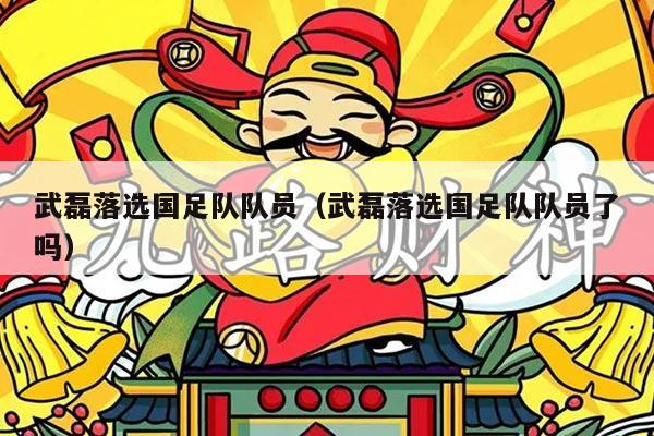 武磊落选国足队队员（武磊落选国足队队员了吗）