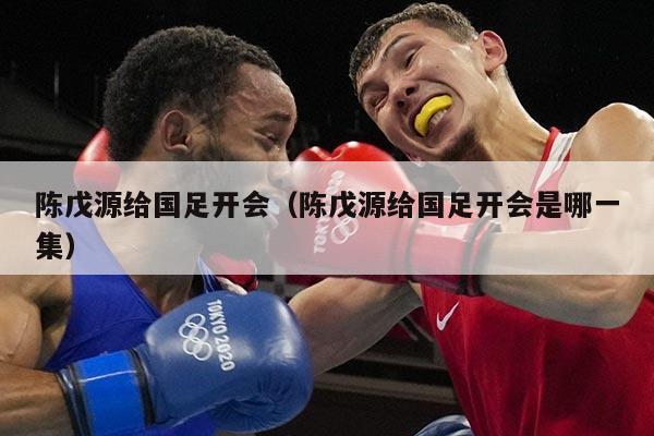 陈戊源给国足开会（陈戊源给国足开会是哪一集）